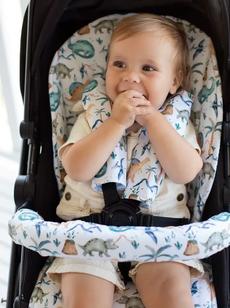 Universal Pram Liner - Wild Dinosaurs - Image 4