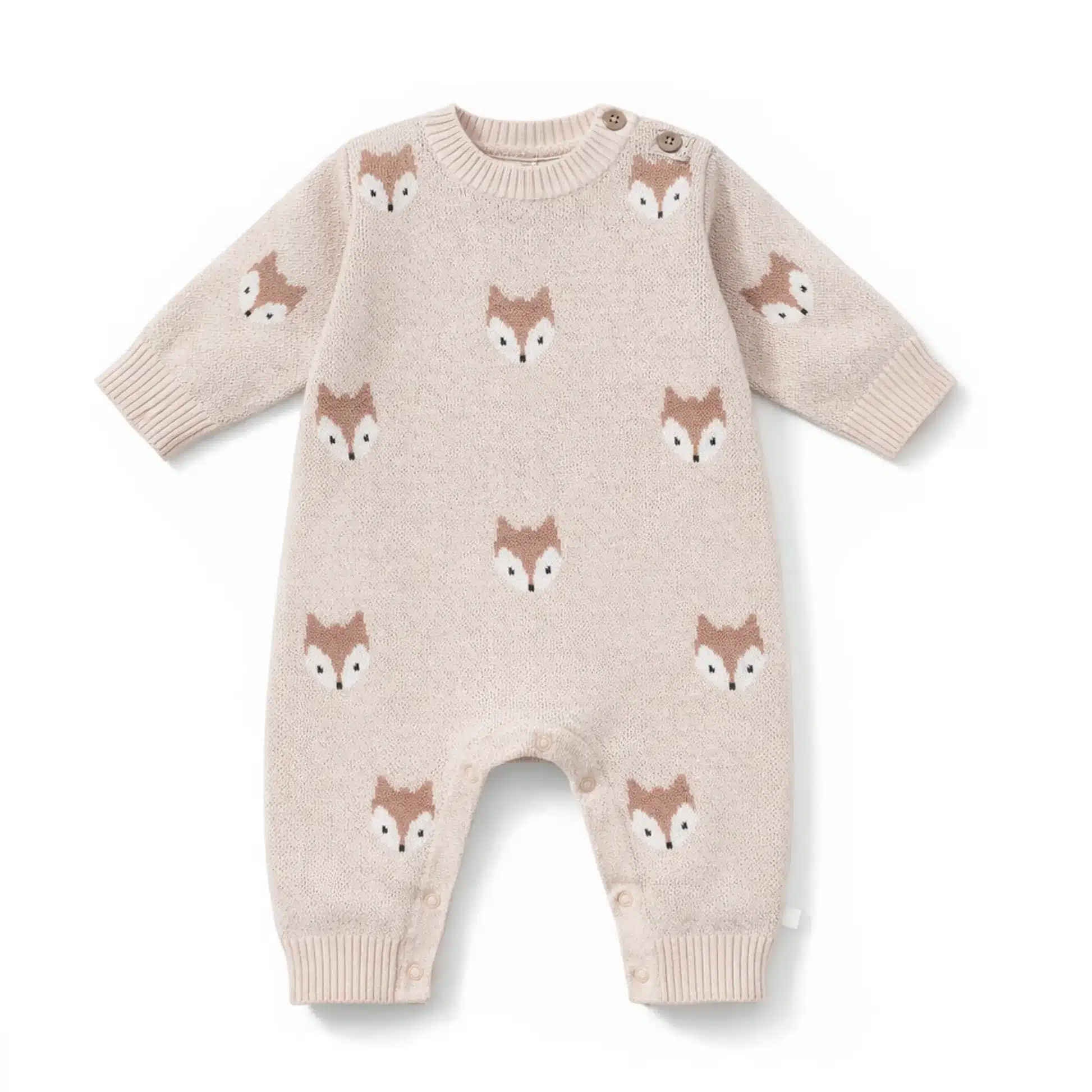 Aster & Oak: Fox Knit Romper - Image 3