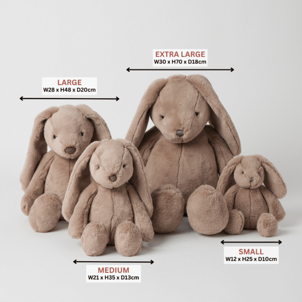 Jiggle & Giggle: Taupe Bunny Large - Image 2