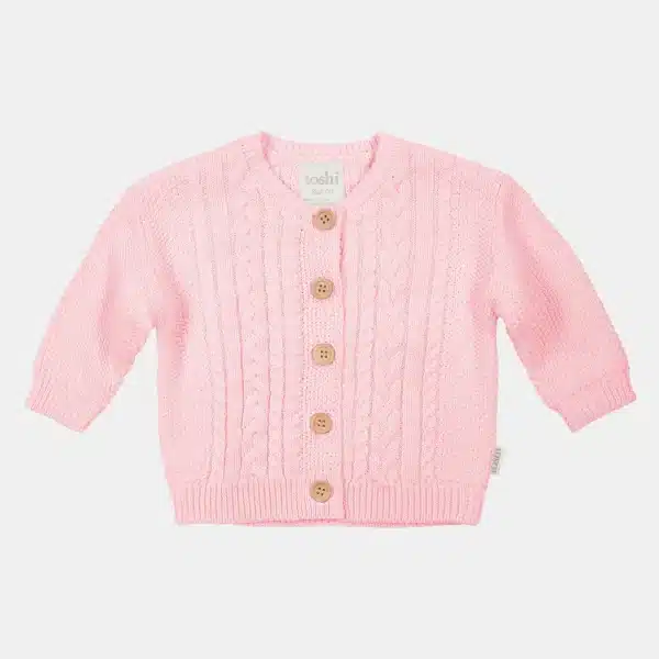 Toshi: Misty Rose Cardigan