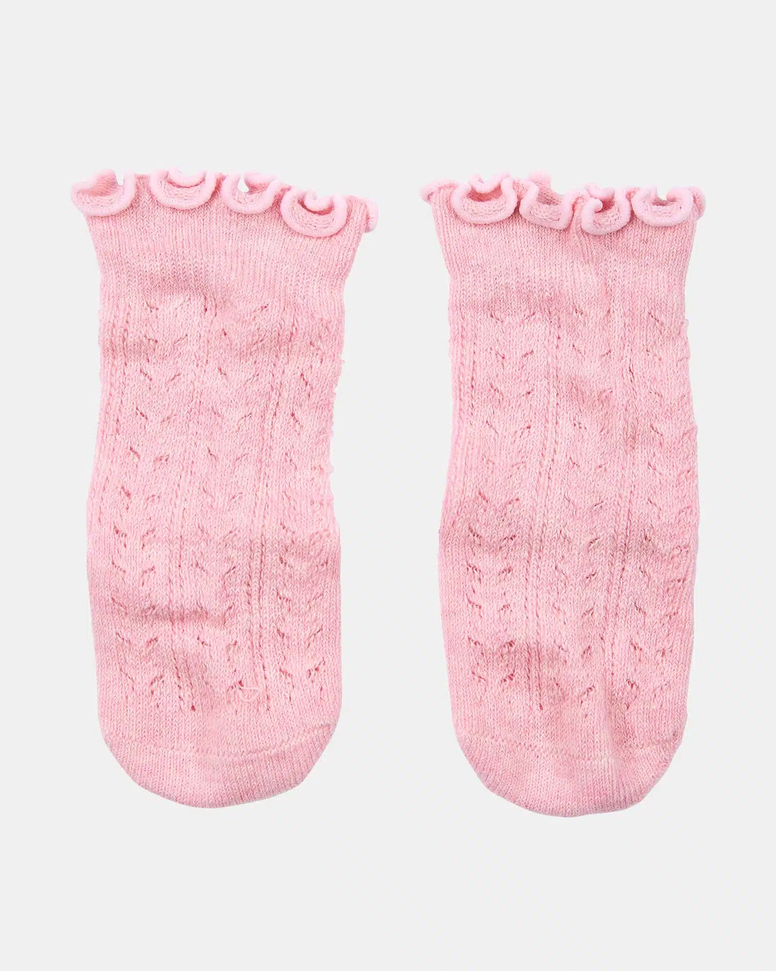 Toshi: Misty Rose Knee Frilly Lace Sock - Image 4