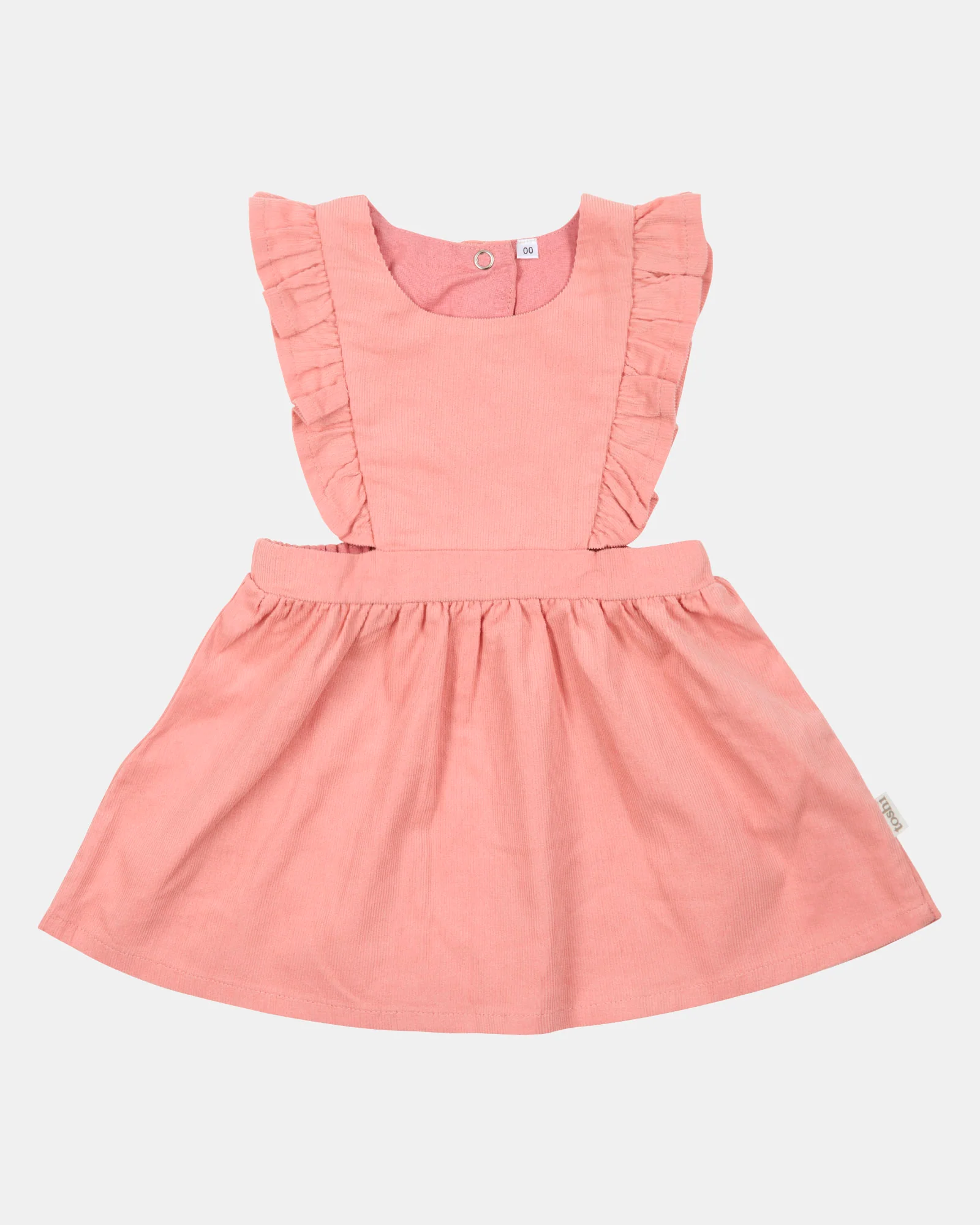 Toshi: Corduroy Quincy Pinafore - Dusty Rose - Image 4