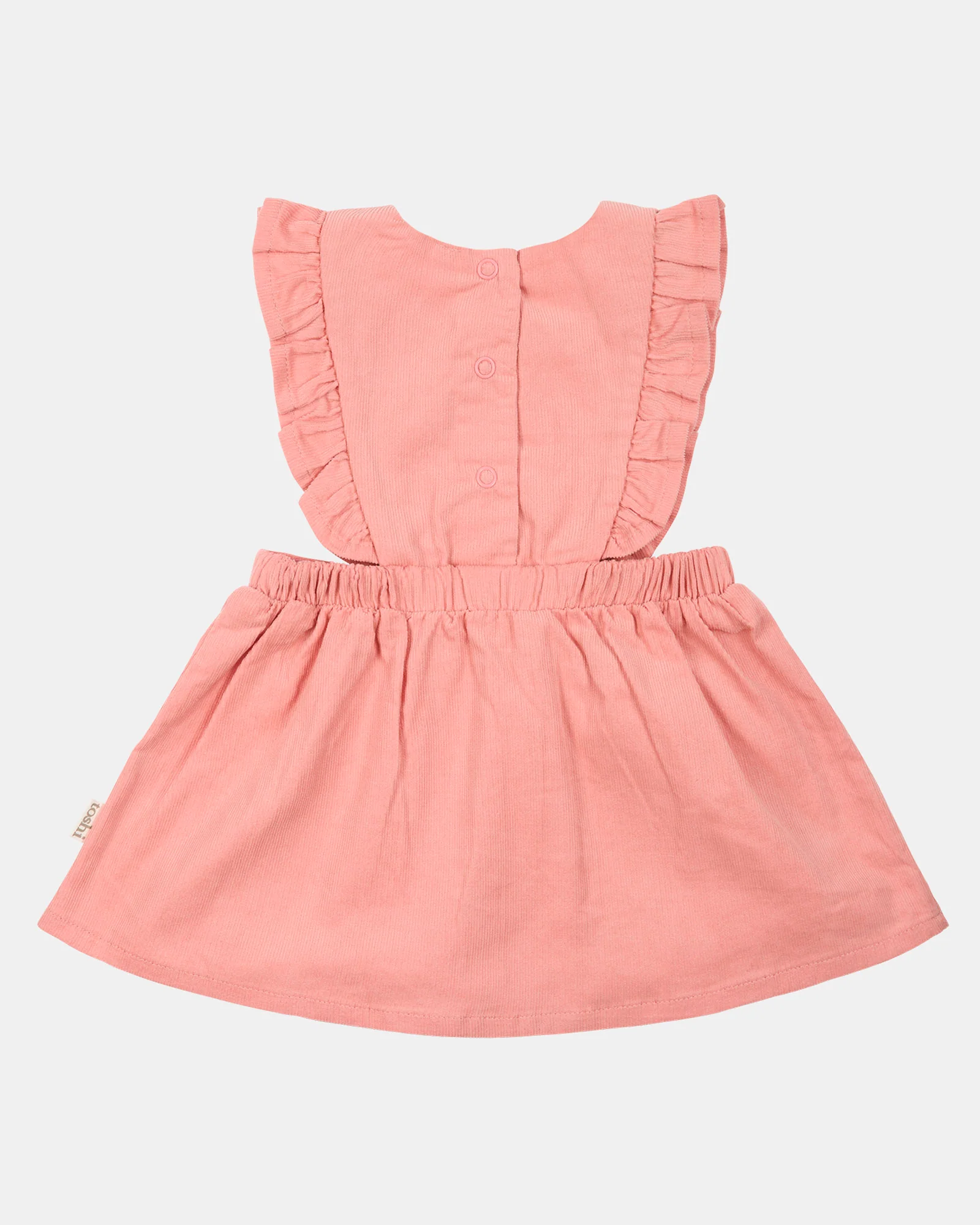 Toshi: Corduroy Quincy Pinafore - Dusty Rose - Image 2
