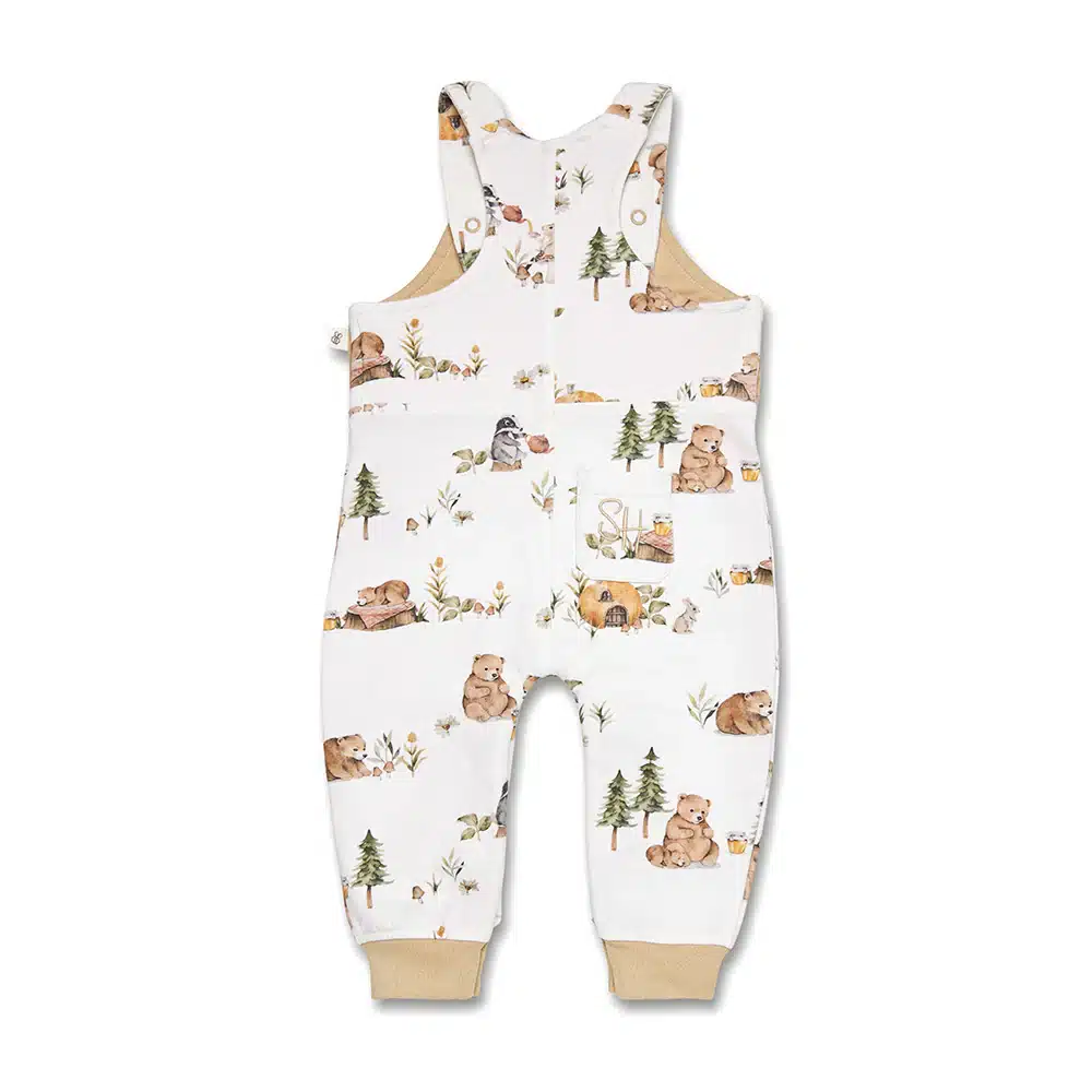 Snuggle Hunny: Bears Organic Snuggle Overalls - Image 2