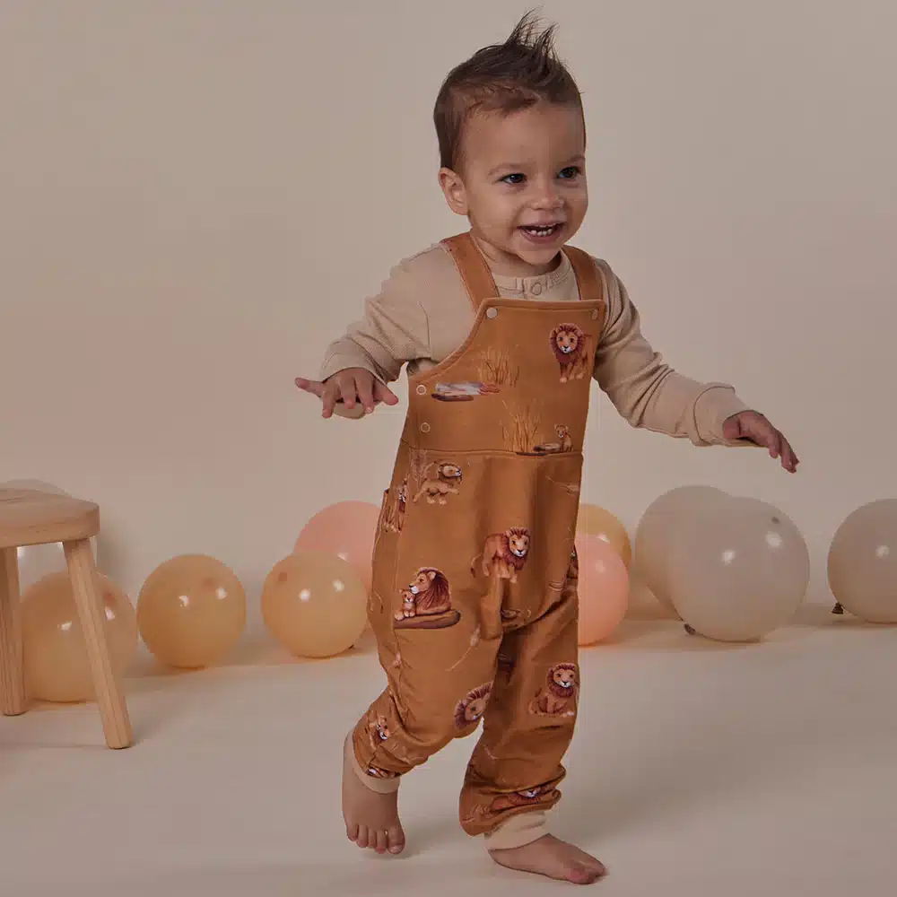 Snuggle Hunny: Roar Organic Snuggle Overalls - Image 2