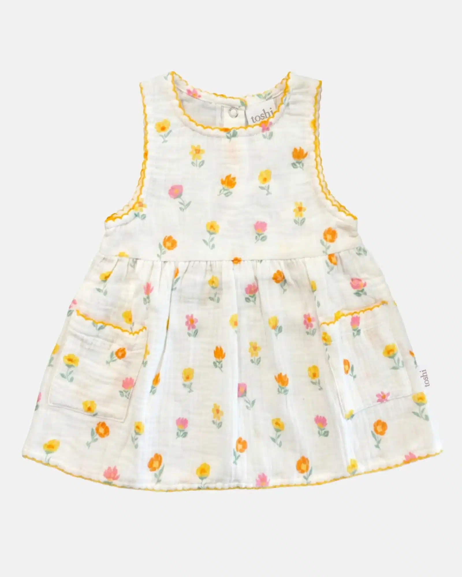 Toshi: Baby Dress Pippa Vanilla - Image 6