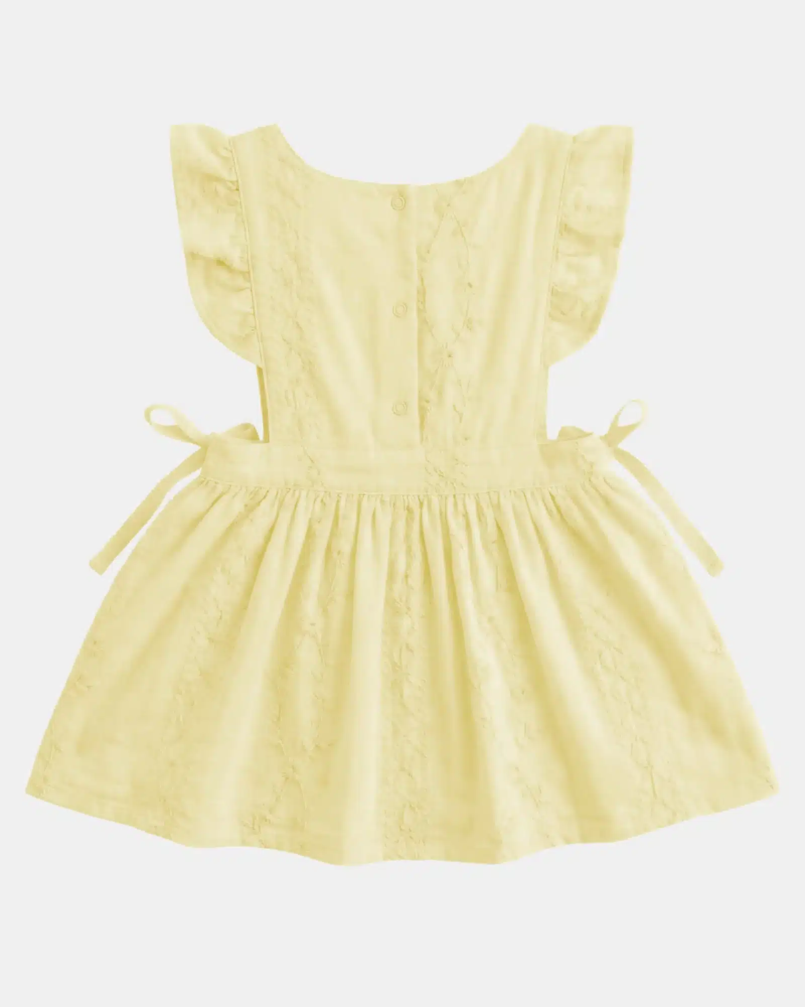 Toshi: Baby Pinafore Florence - Lemon - Image 2