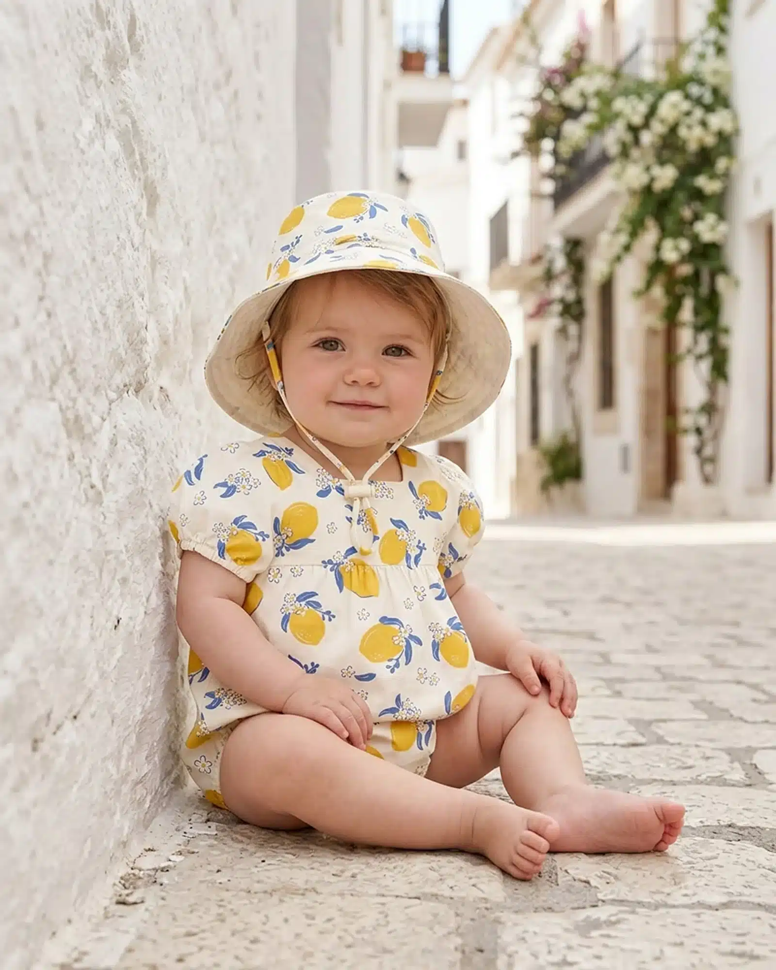 Toshi: Baby Romper Arcadia - Lemonade Cream - Image 5