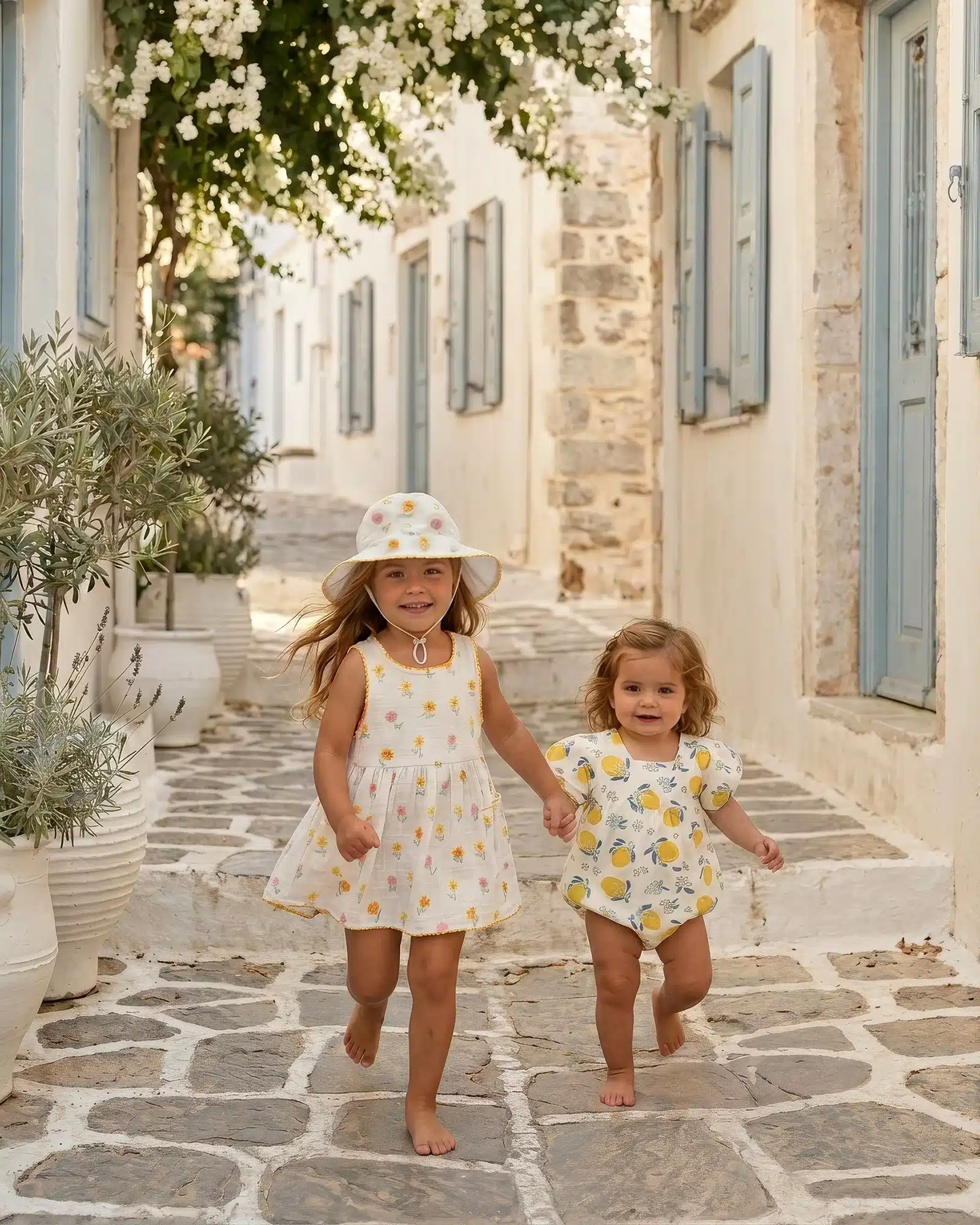 Toshi: Baby Romper Arcadia - Lemonade Cream - Image 6