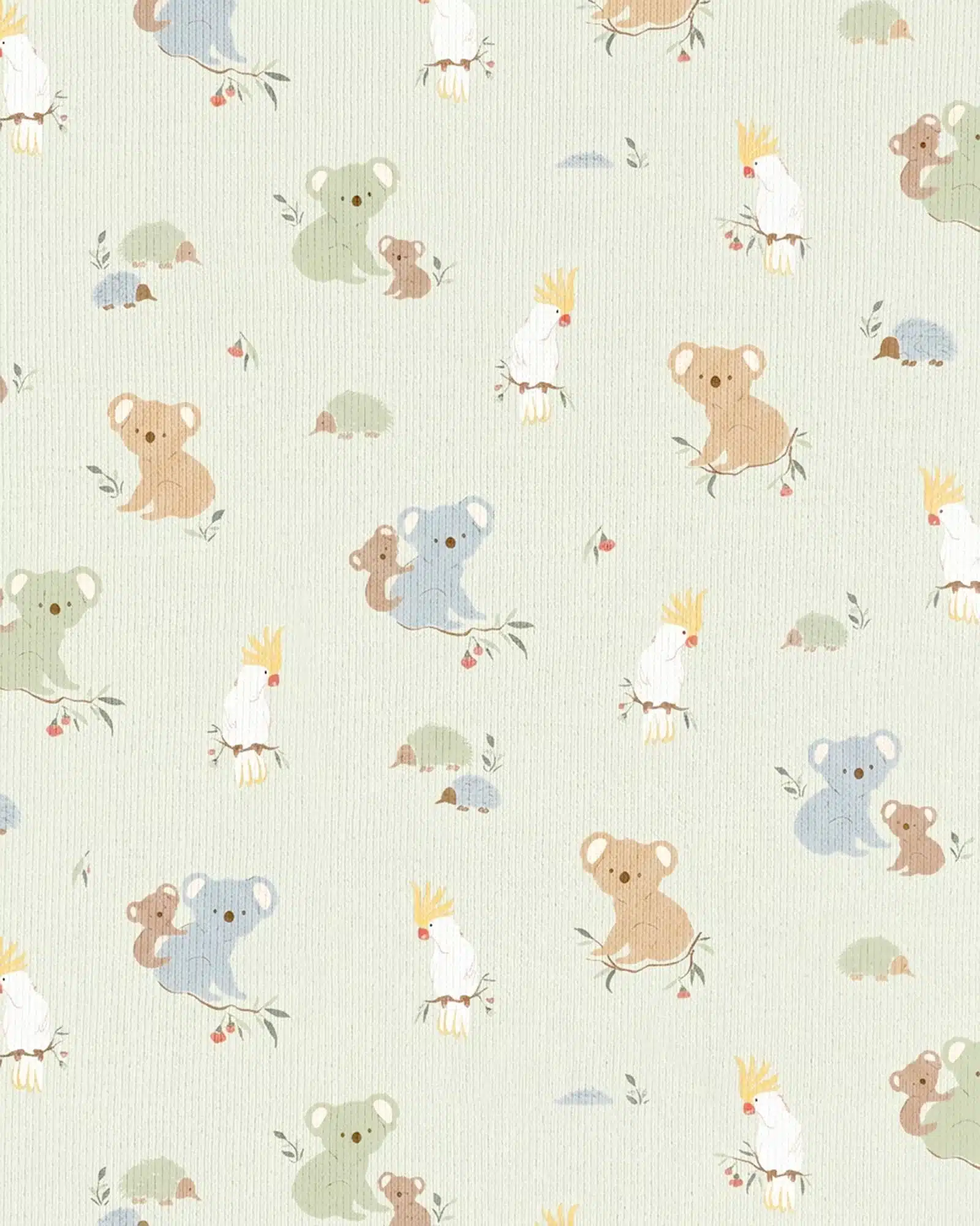 Toshi: Flap Cap Arcadia Gumnut Babies - Eucalypt - Image 2