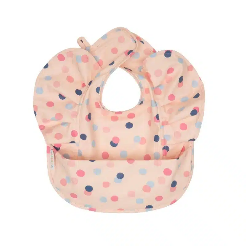 Recycled frills bib - Confetti - Image 2