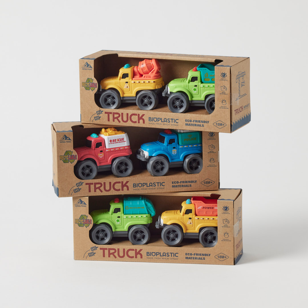 Jiggle & Giggle Bioplastic Utility Truck Set - Image 5