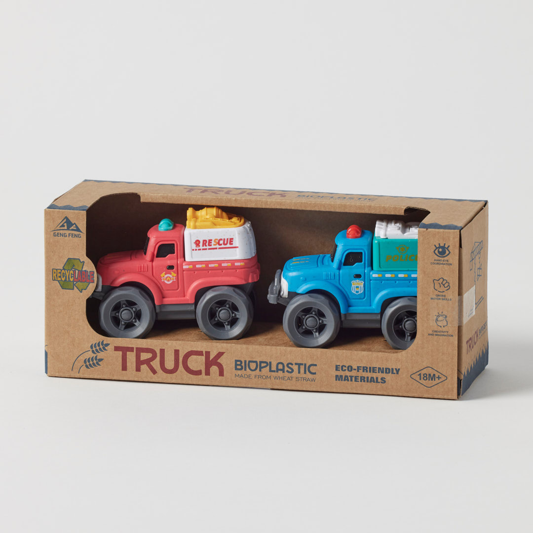 Jiggle & Giggle Bioplastic Utility Truck Set - Image 4