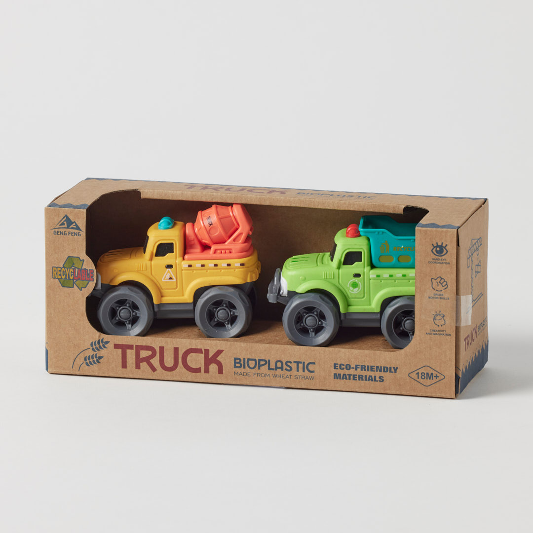 Jiggle & Giggle Bioplastic Utility Truck Set - Image 2